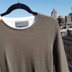 Rnt23 Long sleeve knit shirt